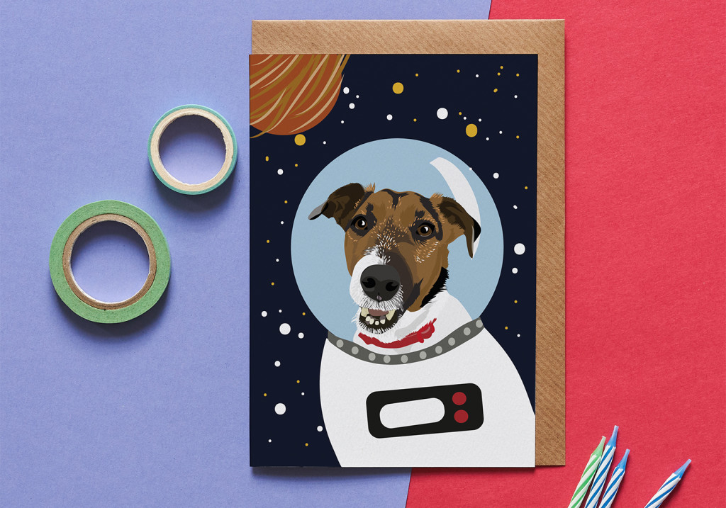 Above: Going boldly into space, Lorna Syson’s Astro Pets range.