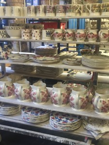 Above: All of Emma Bridgewater’s pottery is still made in Stoke on Trent.
