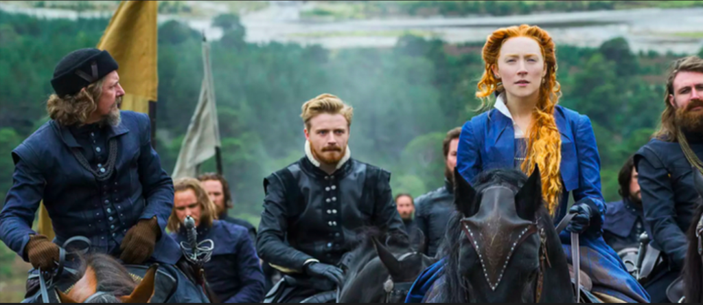 Above: The art of quilling features in the recent Mary Queen of Scots film.