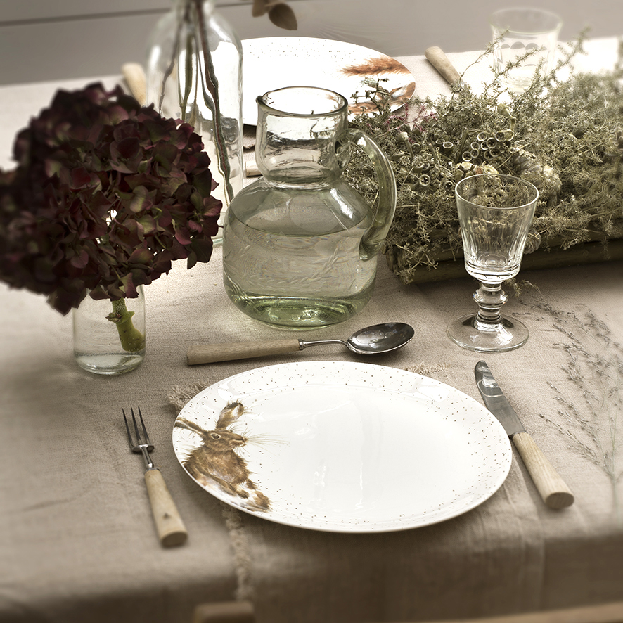 Above: The Wrendale brand has been translated onto tableware through a licensing agreement with the Portmeirion group. 