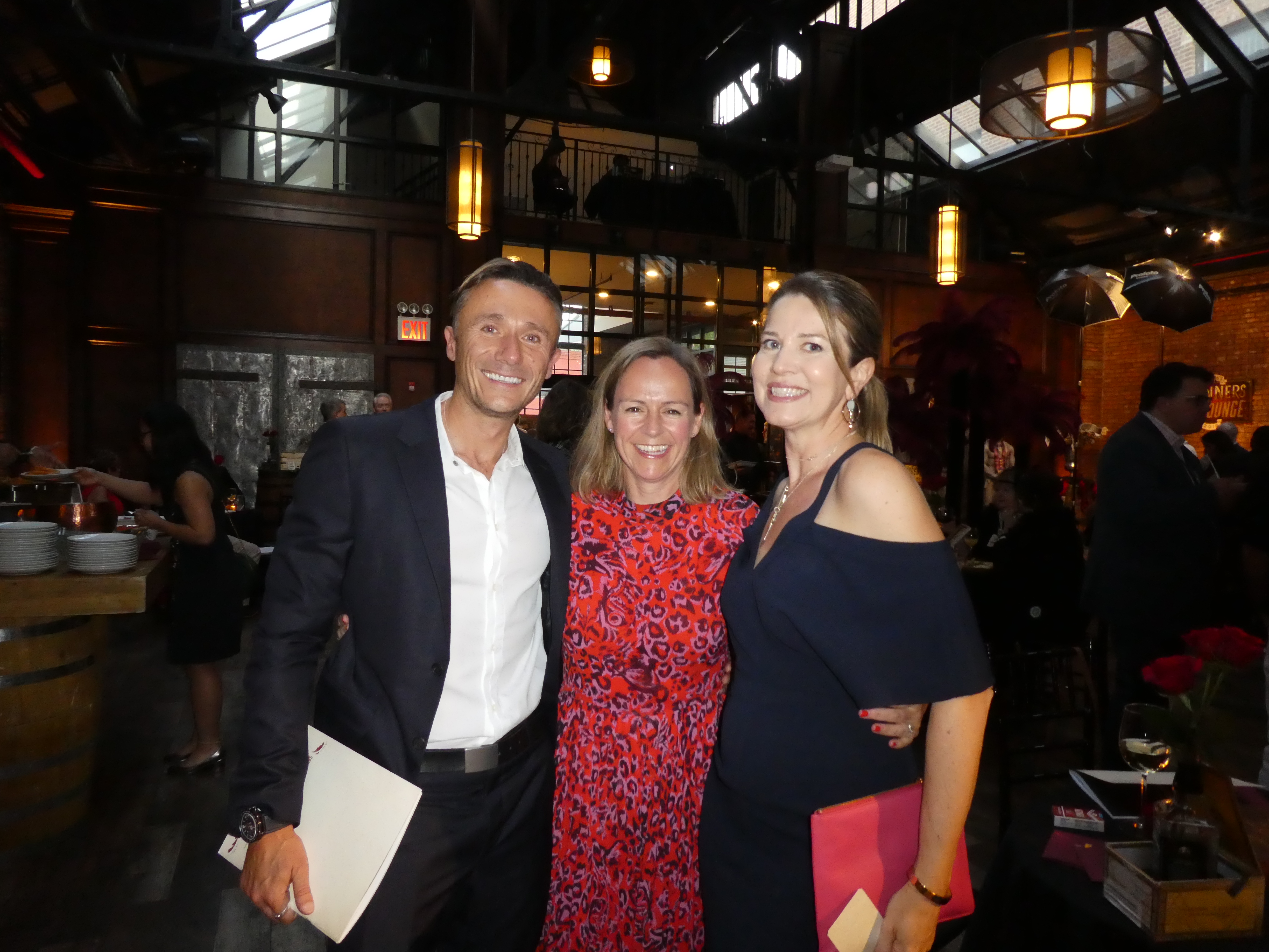 Above: Rosie Made A Thing’s founder Rosie Harrison (centre) with Think of Me Designs’ Dan and Freya Kane at the Louie awards. Rosie Made A Thing was a finalist in two categories. 