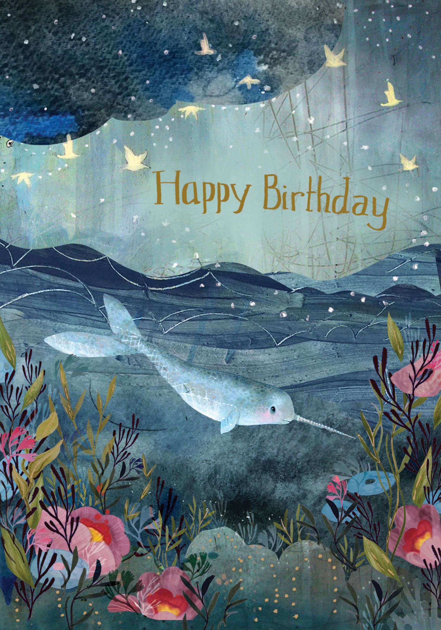 Above: Dreamlike illustrations from Kendra Binney can be discovered on Roger la Borde’s card designs.
