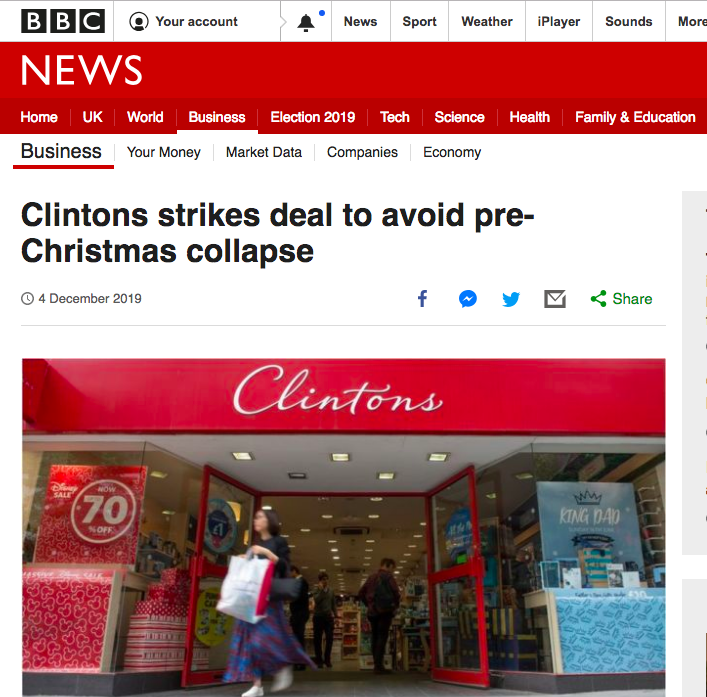 Above: The BBC online has been one of many media to cover the Clintons’ story.
