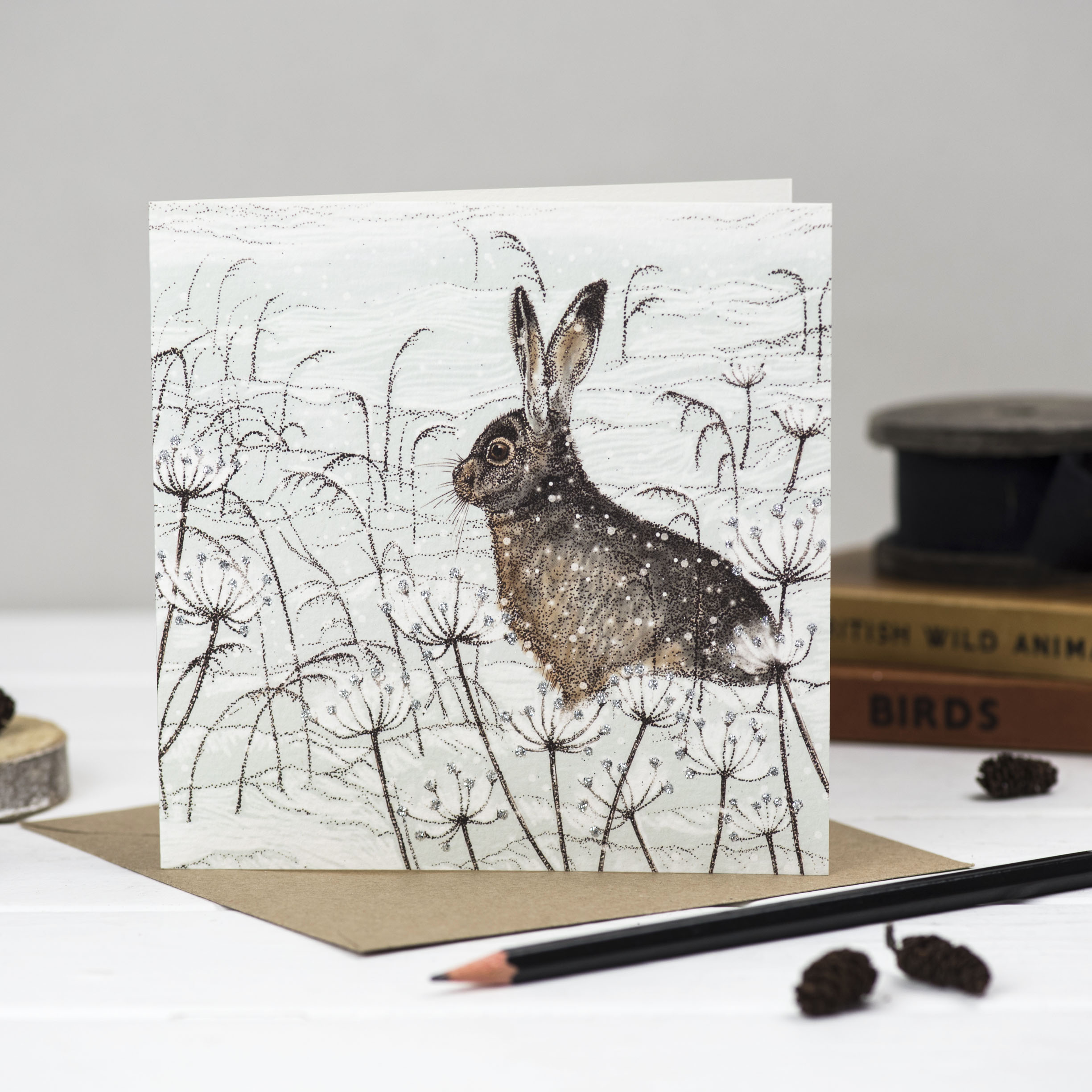 Above: The ‘Hare’ illustration from Fay’s Studio’s In The Wild collection.