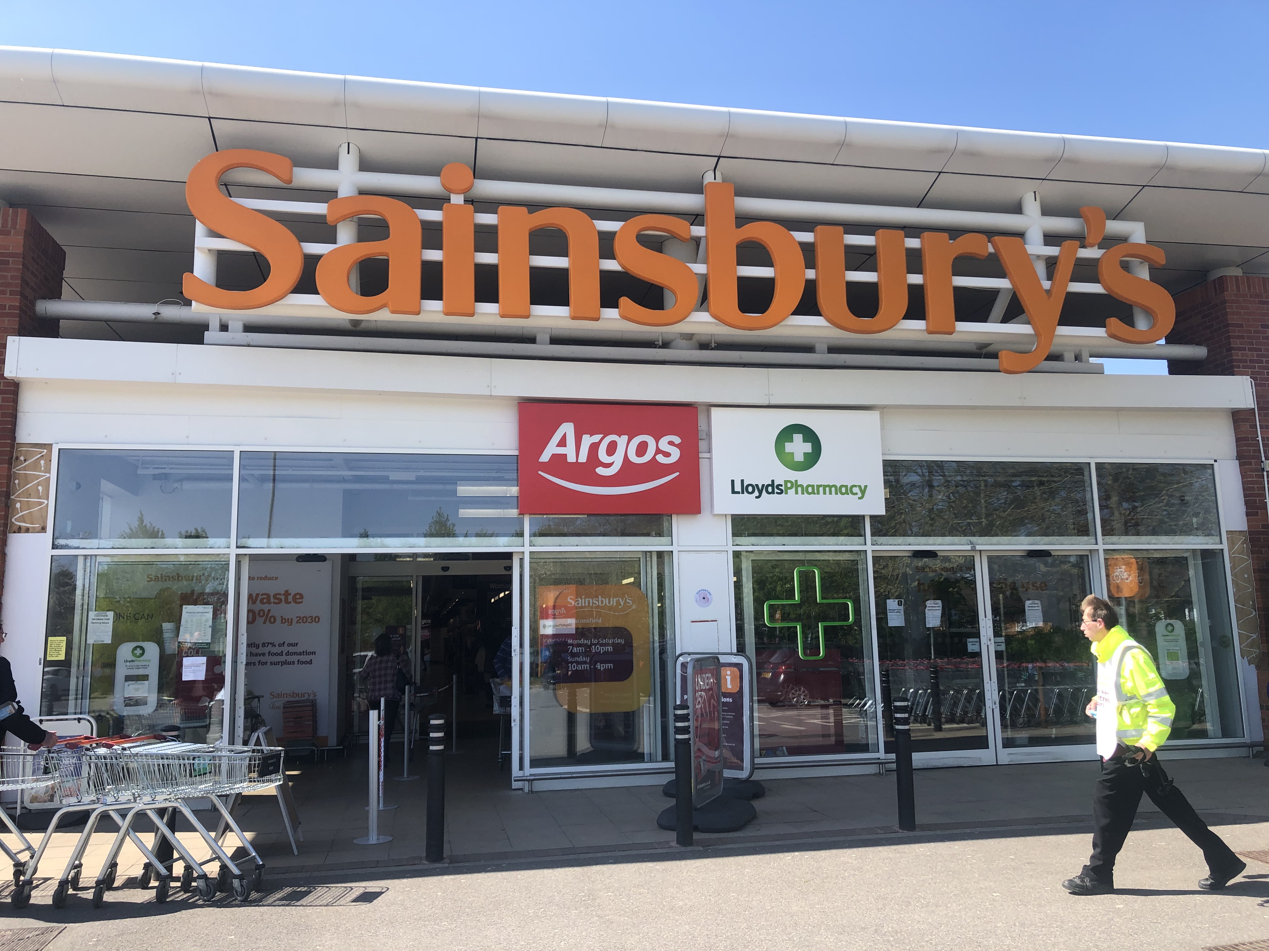 Above: Sainsbury’s stores has been one of the few multiples to have been able to offer consumers a good selection of greeting cards during lockdown.  