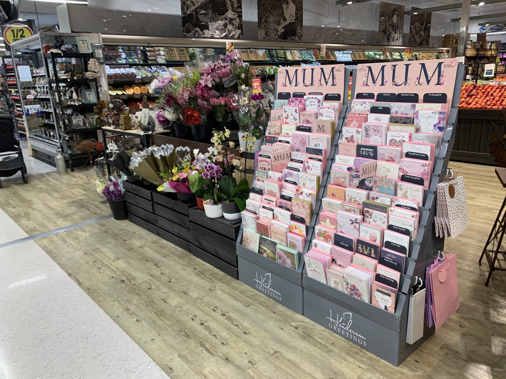 Above: The Mother’s Day display in Ritchies supermarket. Austrialia celebrated Mother’s Day on May 10 this year.