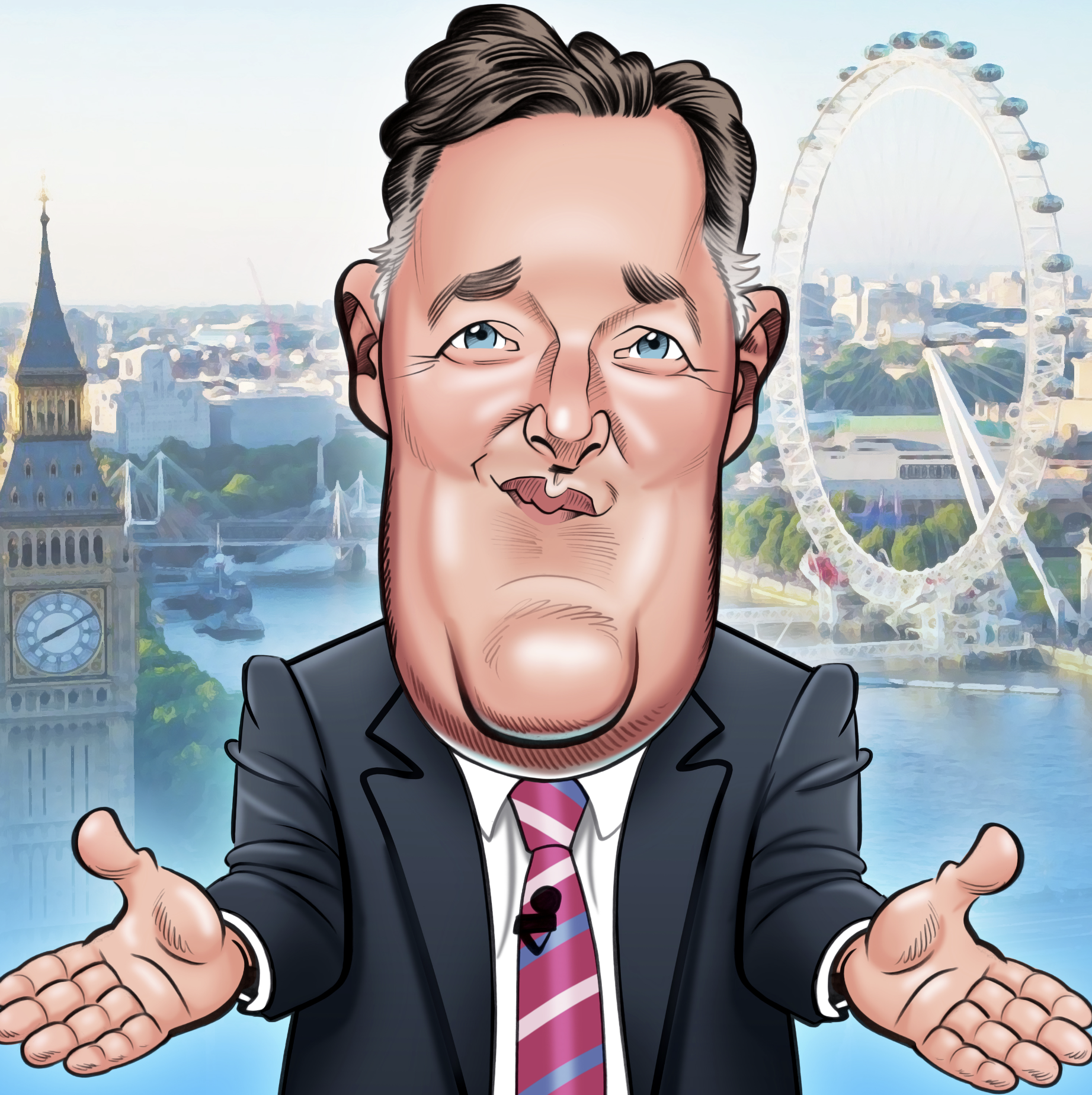 Above: Piers Morgan is among the new celebs to join the Politically Incorrect line-up. 