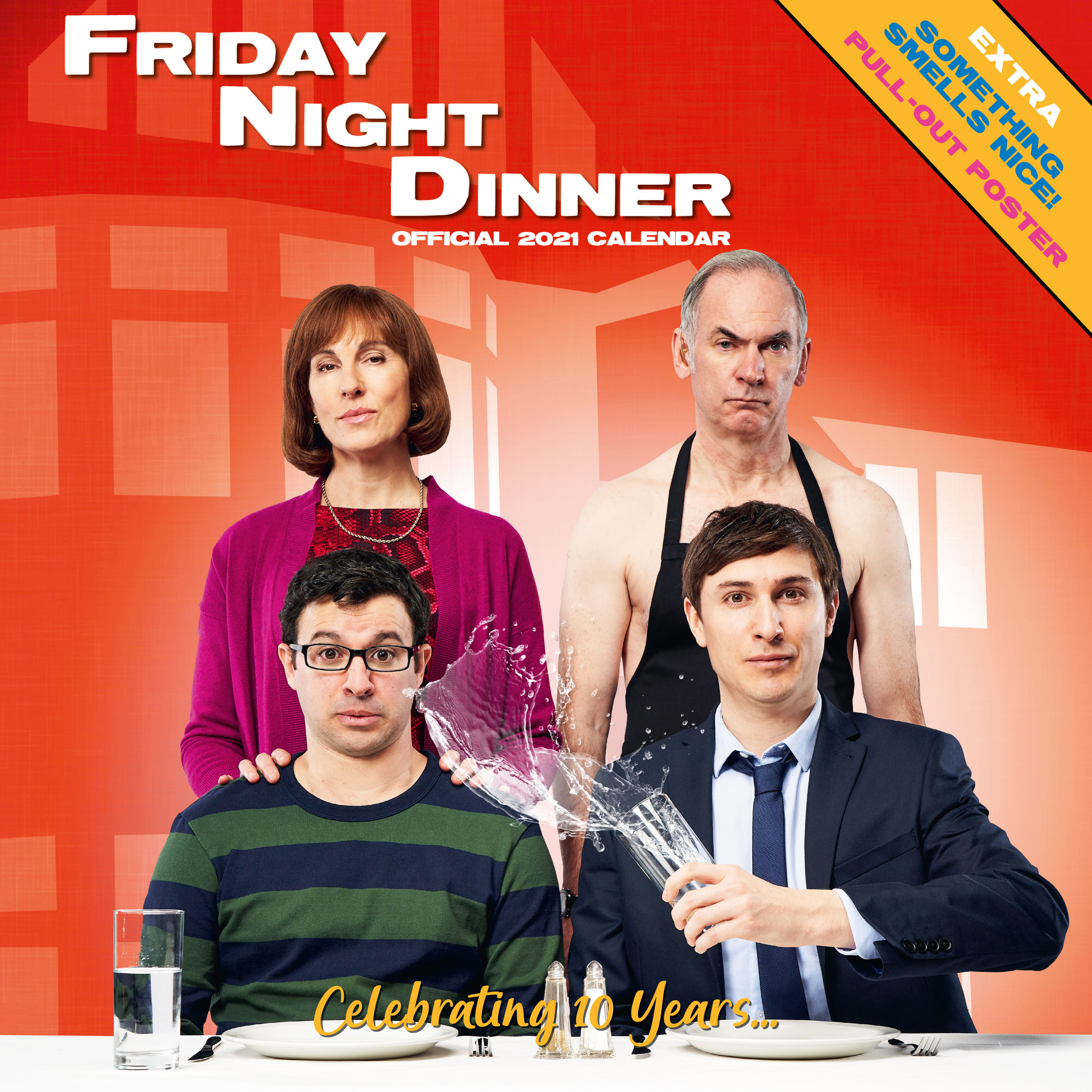 Above: Comedy hit, Friday Night Dinner is one of the latest calendar signings by Danilo.