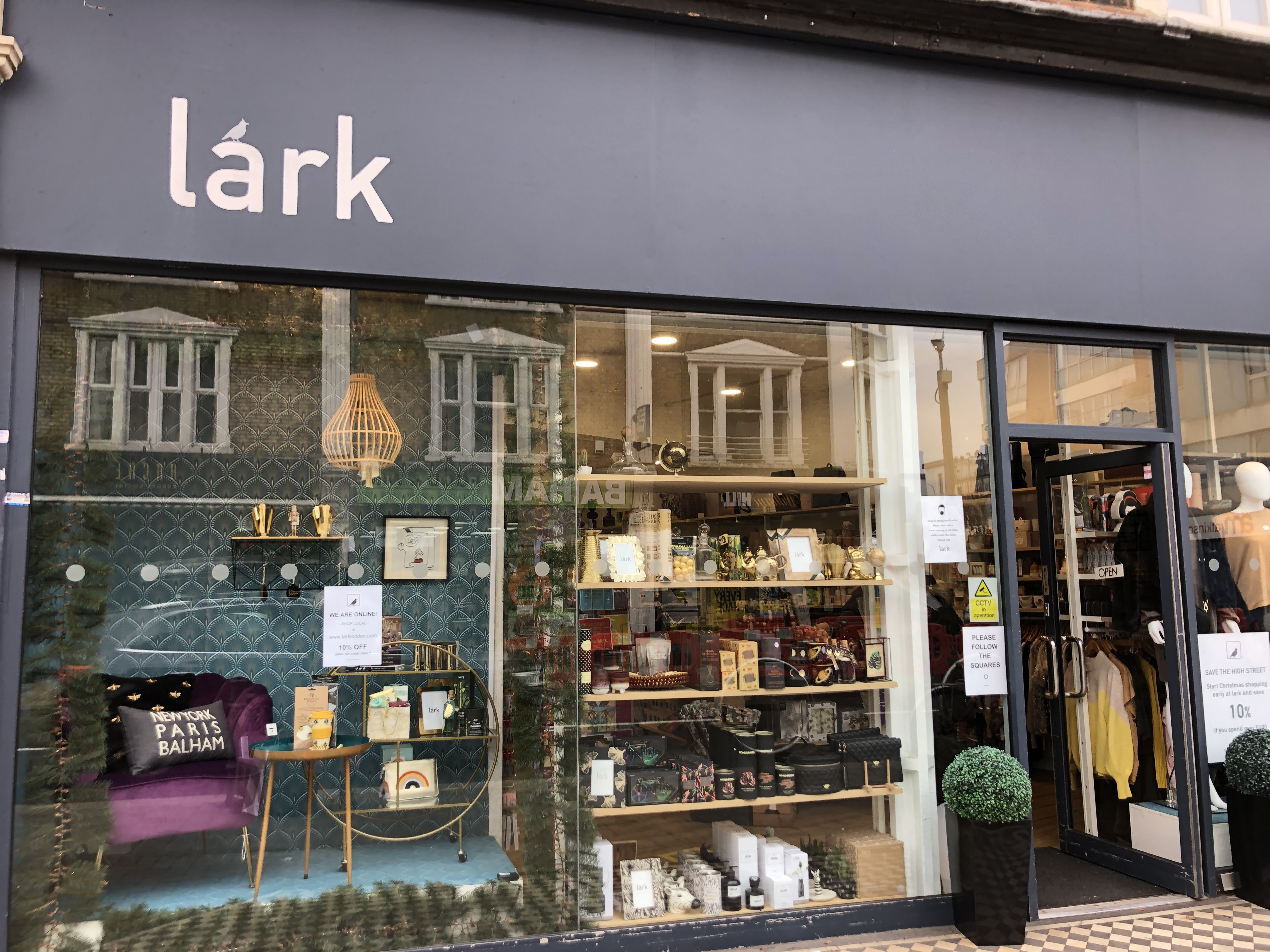 Above: Regulars and new customers have been out in force for Lark.