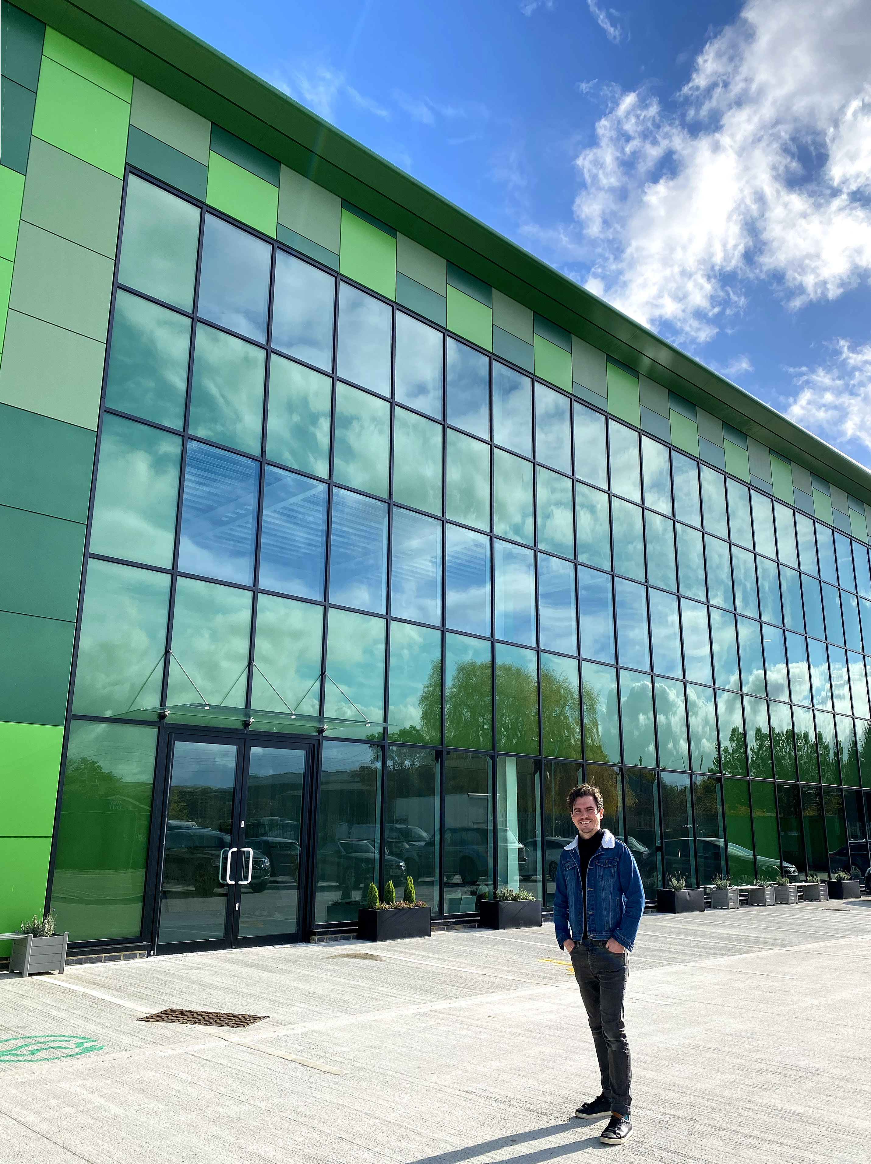 Above: Adam Short outside The Imaging Centre’s brand new state of the art headquarters in Tonbridge, Kent.