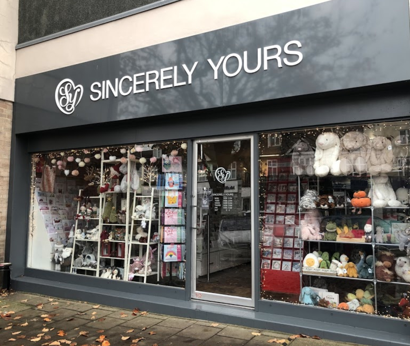 Above: Sincerely Yours are well supported shops by their local customers.
