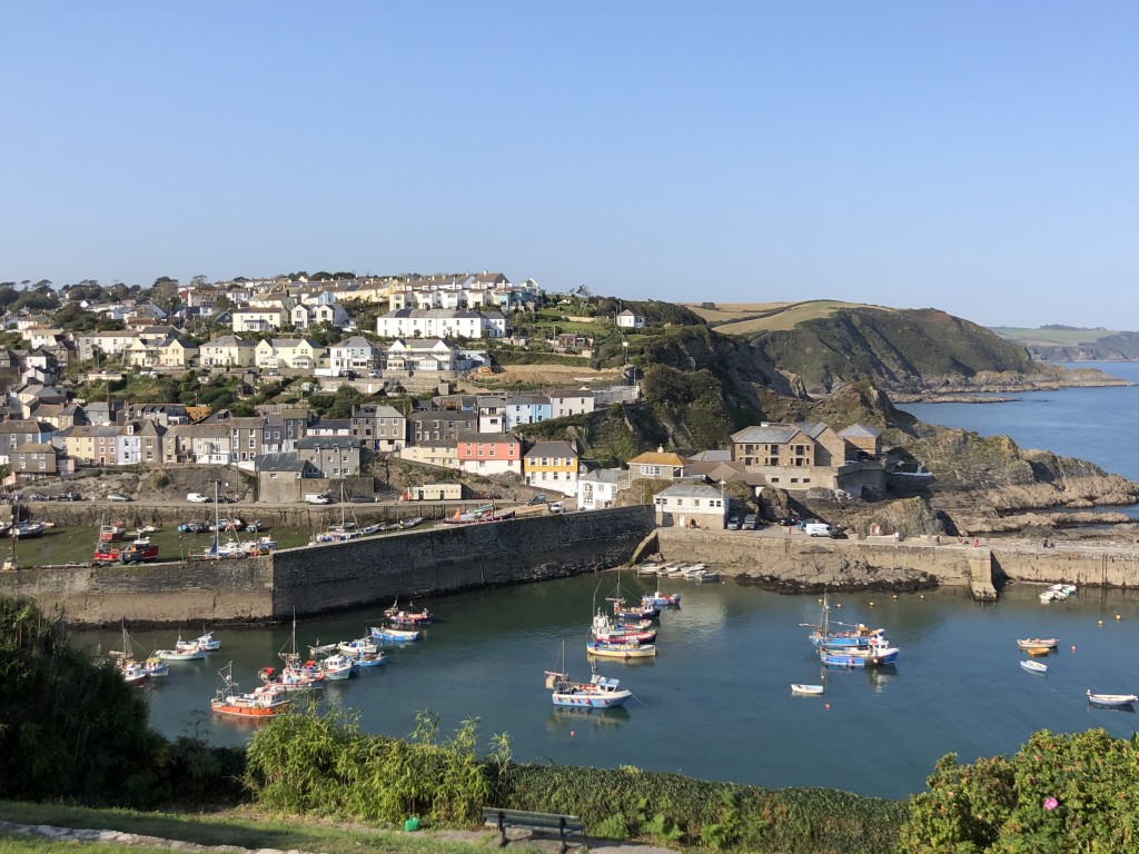 Above: Mevagissey is a very picturesque Cornish harbour village.