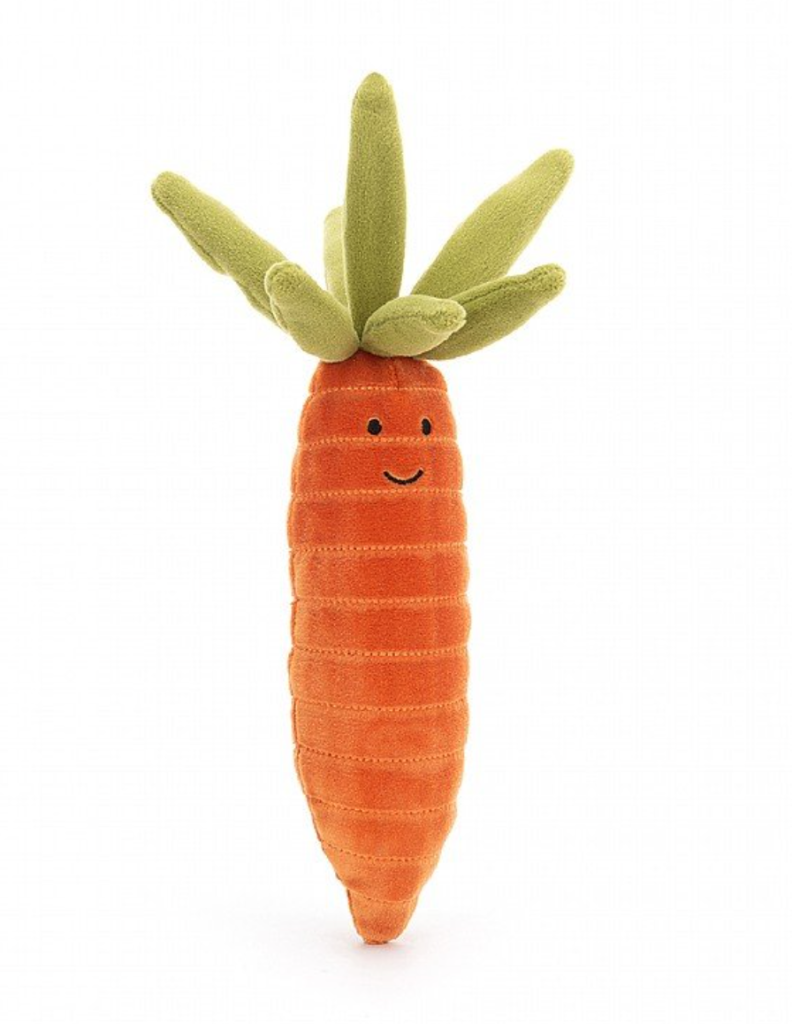 Above: A Vivacious Carrot from Jellycat’s Amuseables collection.