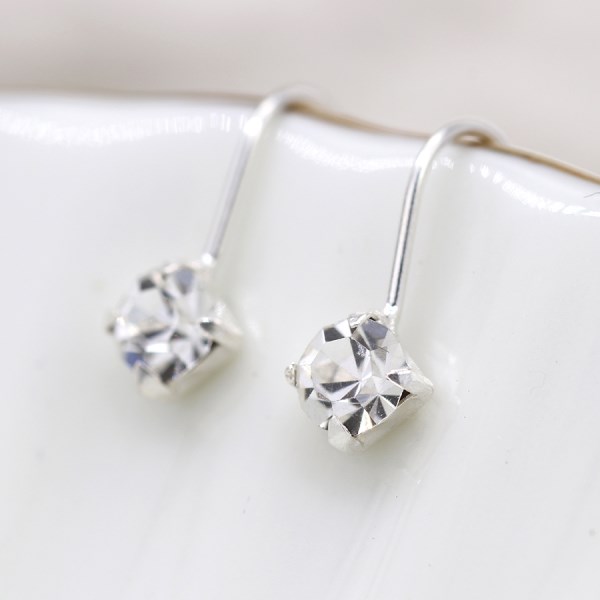 Above: Some POM Sterling Silver drop earrings.
