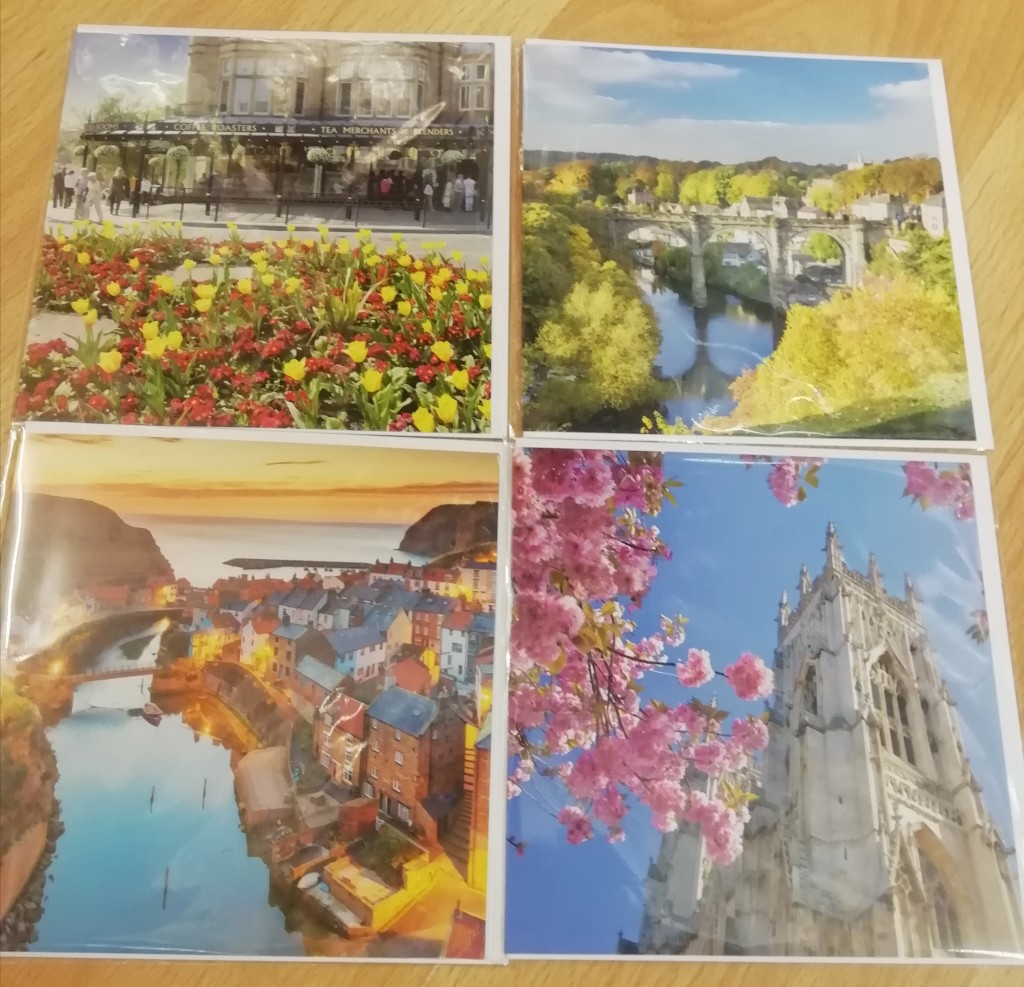 Above: Some of the cards by John Potter Photography featuring local scenes.