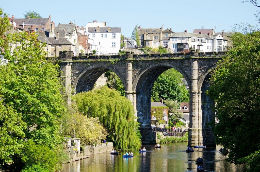 Above: The view of Knaresborough’s viaduct is a ‘must do’ according to Rachael Barnes.