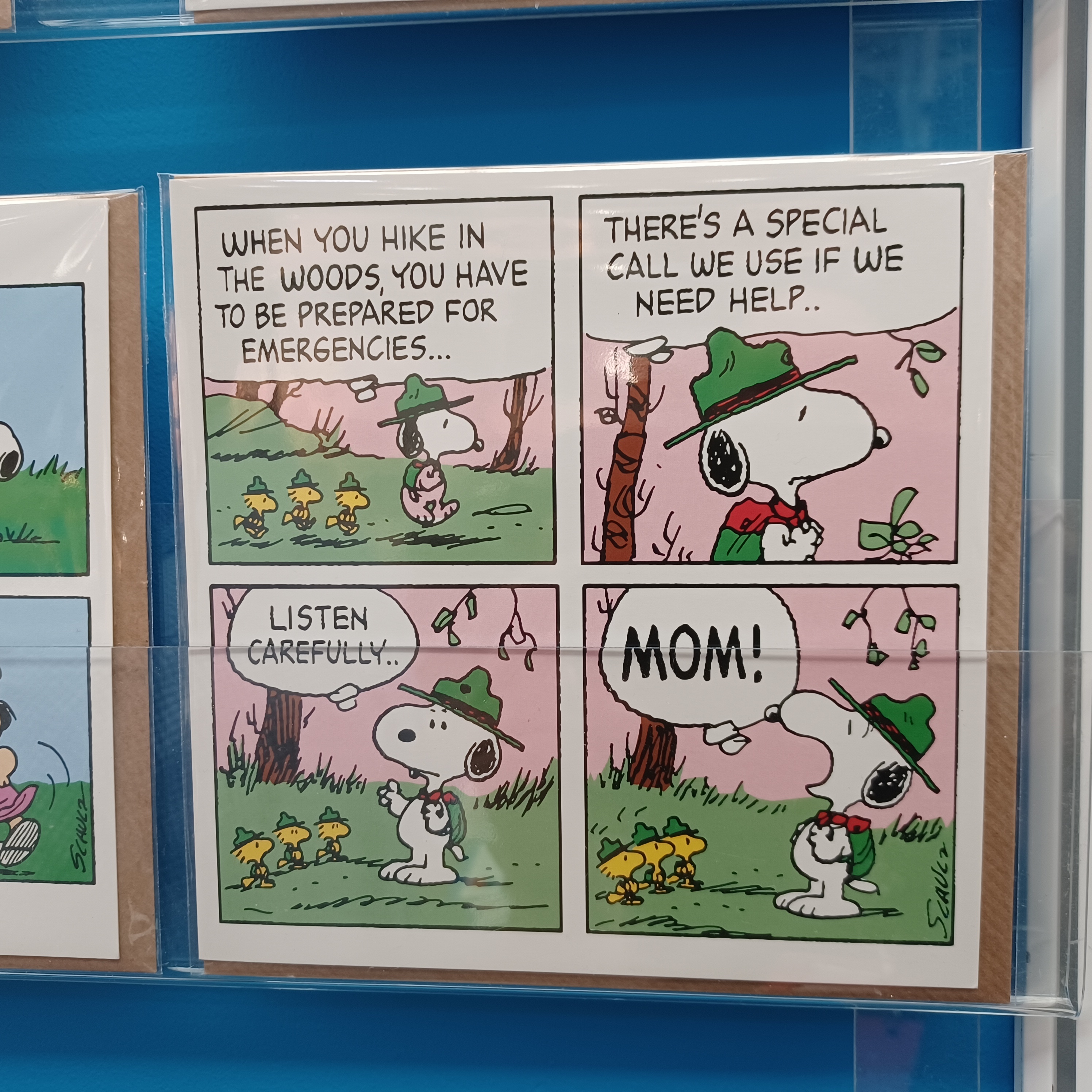 Above: Hype’s Peanuts cards.