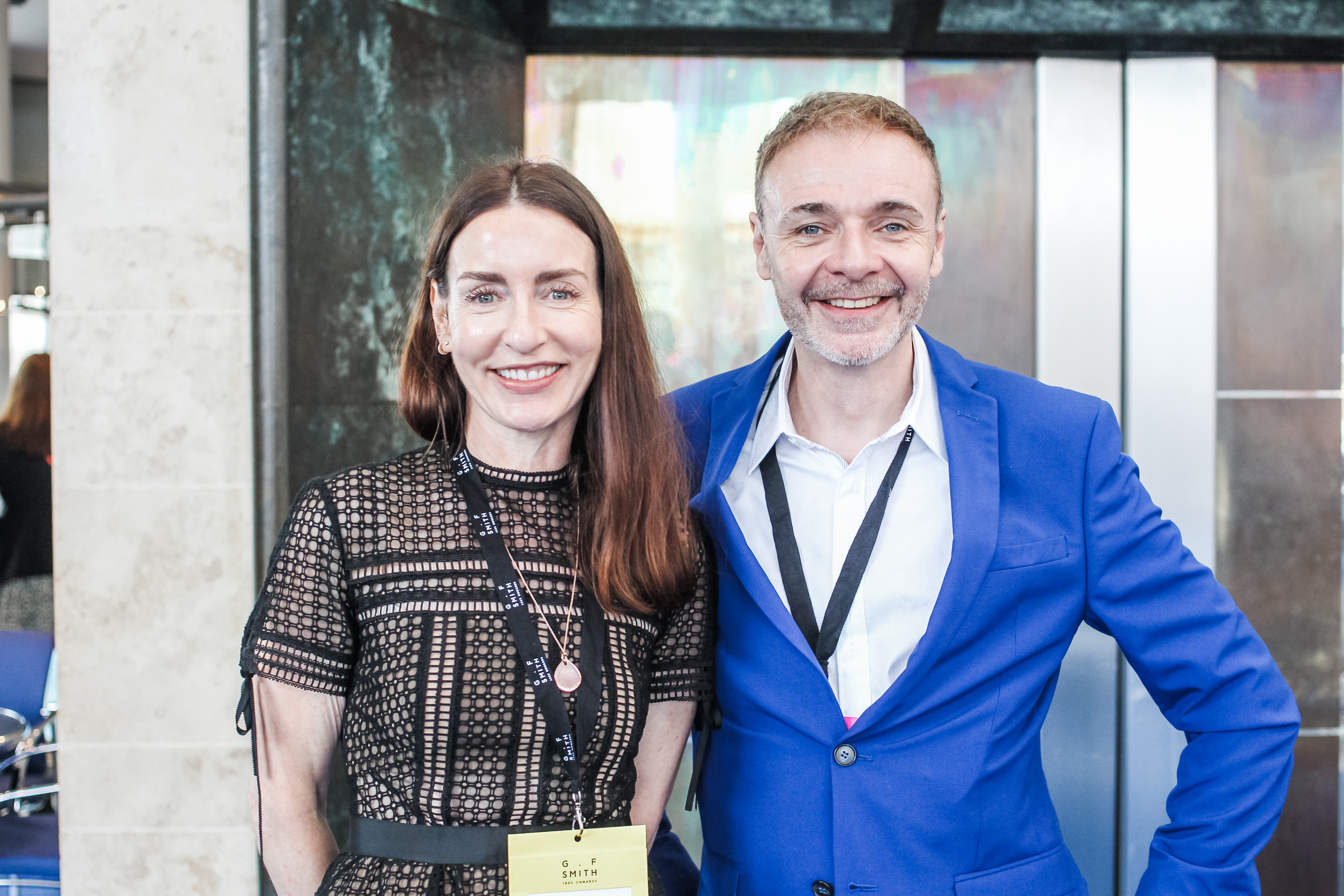 Above: Second Nature’s joint general manager Chris Bryan with Rachel Hare, md of Belly Button Designs and former president of the GCA at the association’s AGM and Conference. 
