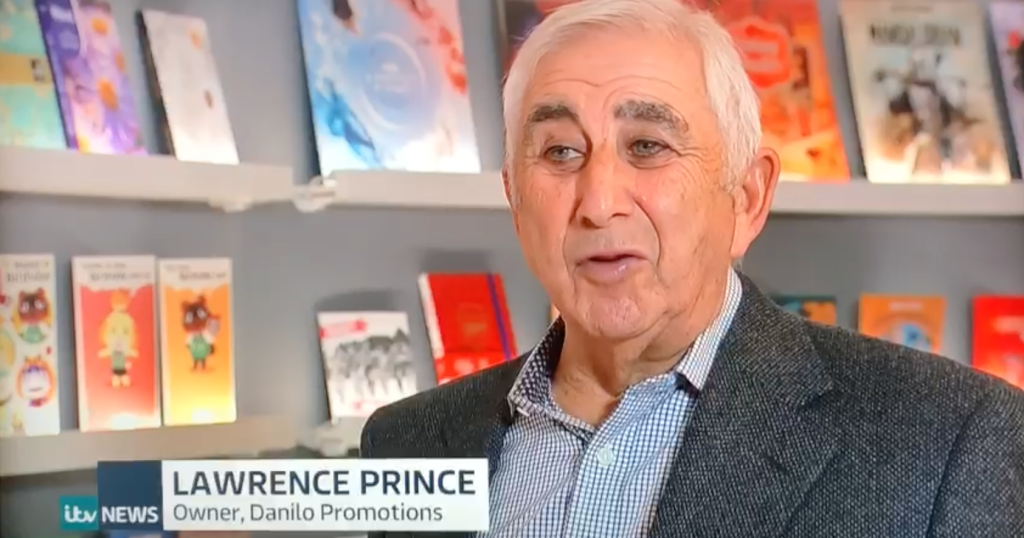 Above: Laurence Prince on ITV News