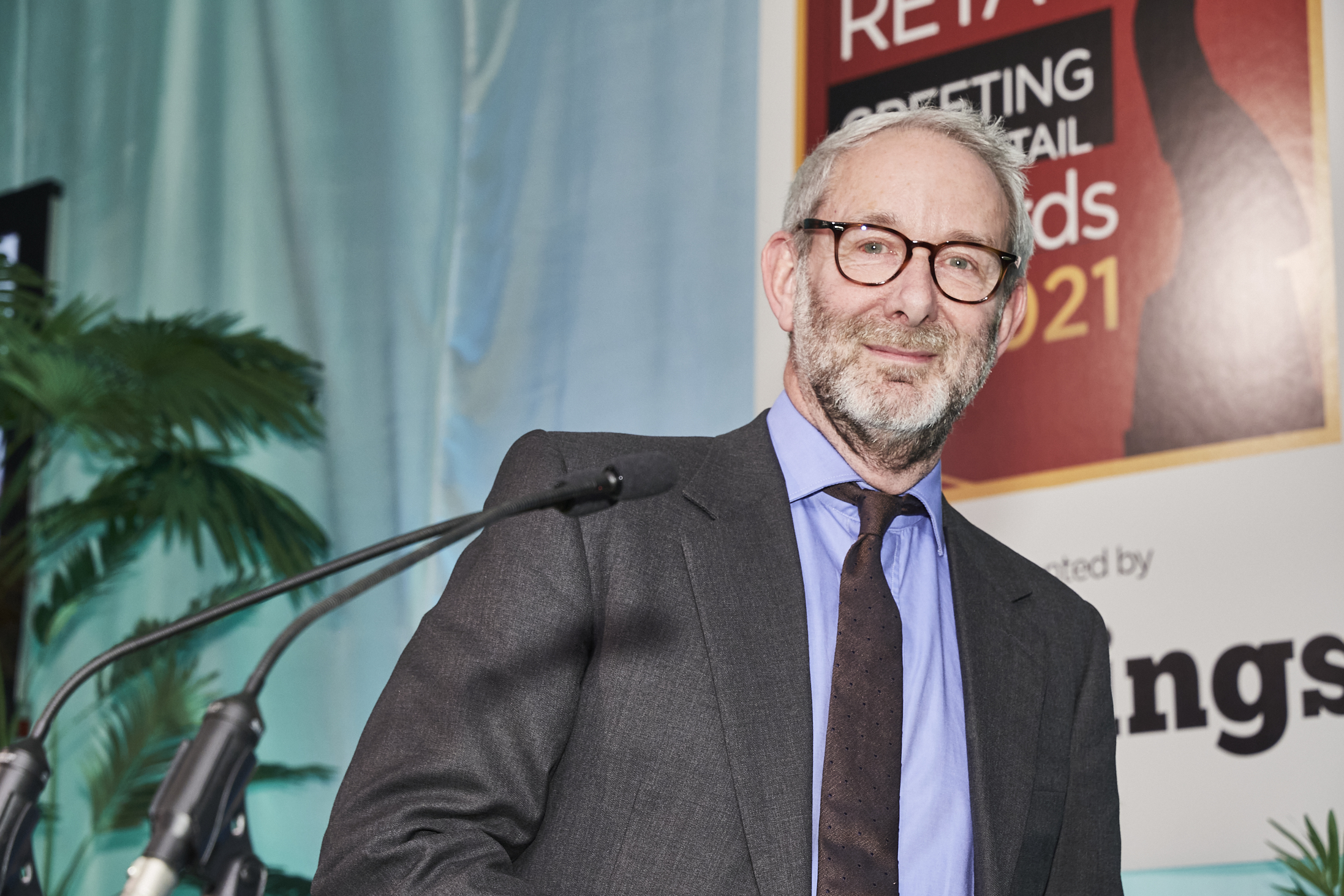 Above: Ged Mace, managing director of The Art File at the recent Retas awards, of which the company is a sponsor.
