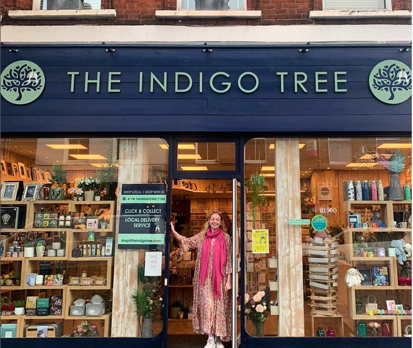 Above: The Indigo Tree’s Crystal Palace store.
