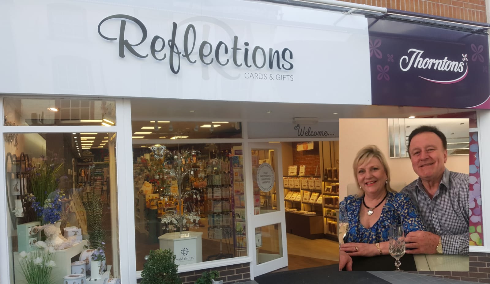 Above: Philip and Maxine Nield, co-owners of Reflections.