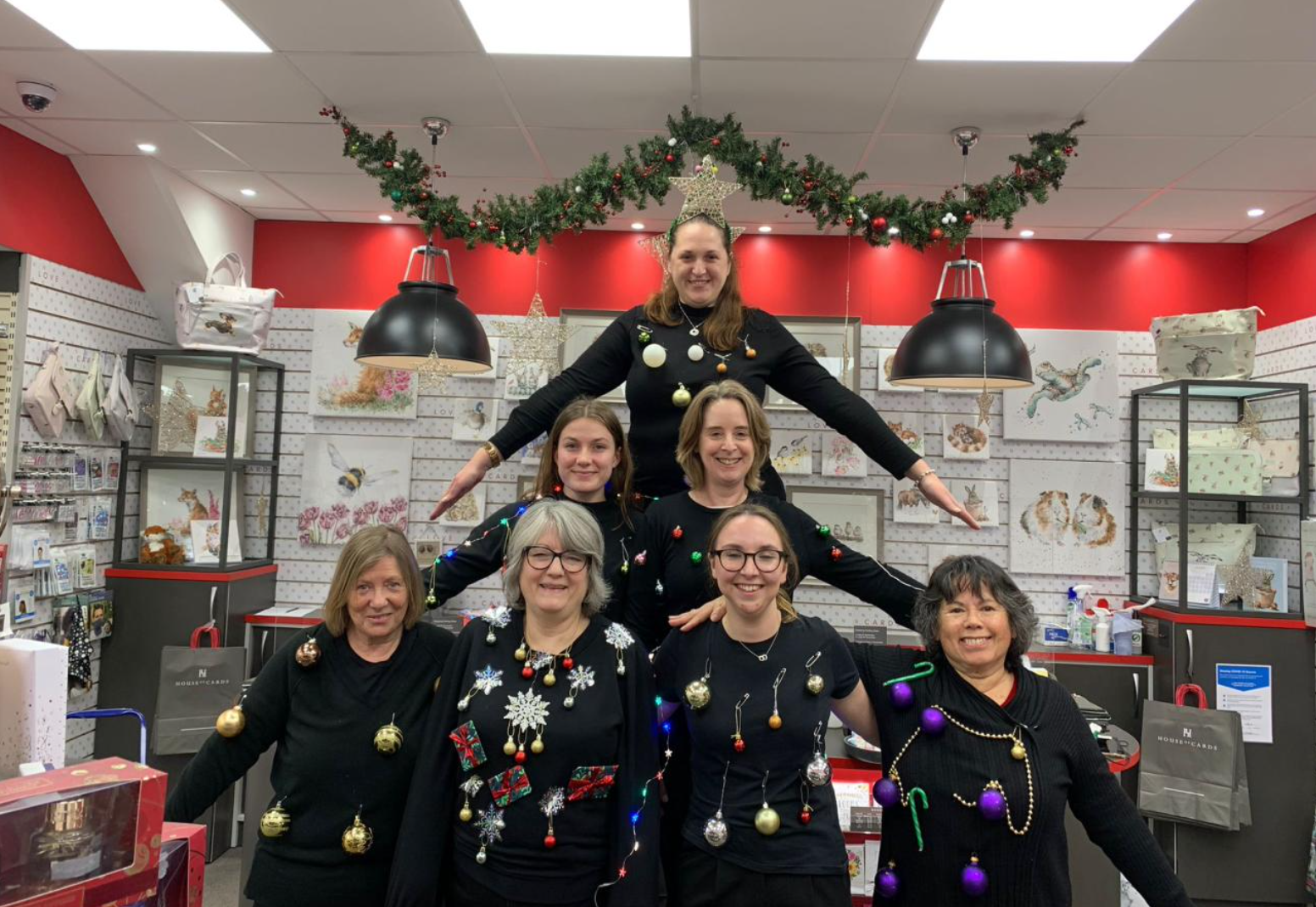 Above: House of Cards’ Wallingford store team, winner of the retailer’s inter-branch Christmas Jumper competition.