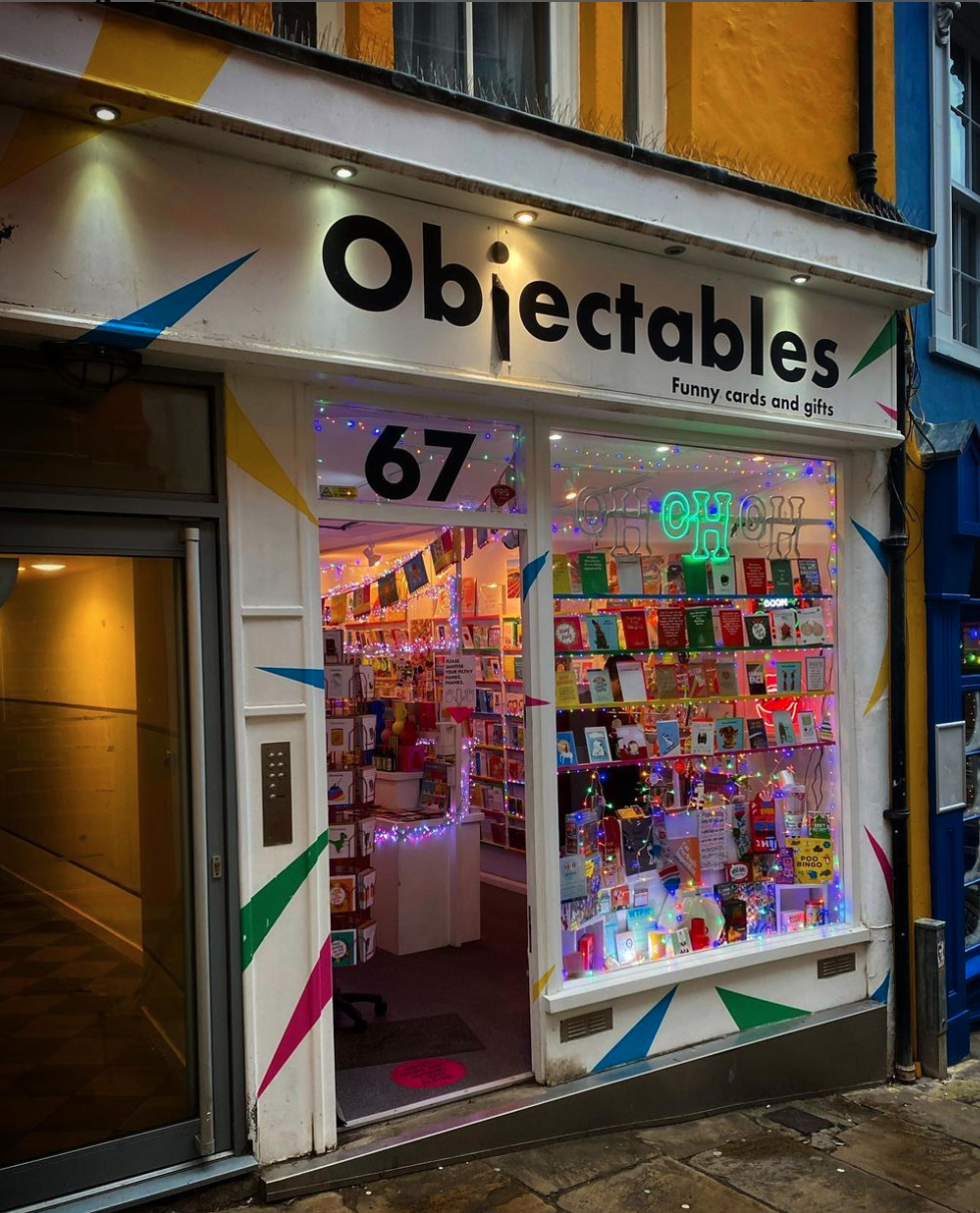 Above: Objectables’ shop is in the Creative Quarter of Folkestone.