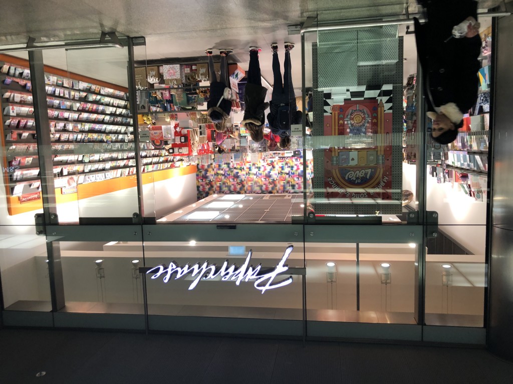 Above: Paperchase’s St Pancras store on Valentine’s Day itself