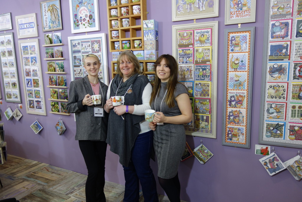 Above: It was a cheers from the Emma Ball team, (from left) Katie McNulty, Emma, and Lucy Howard