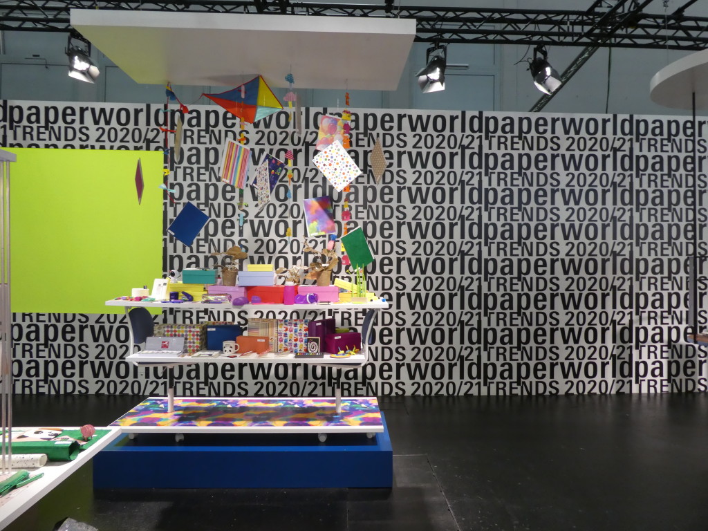 Above: A Paperworld trends feature at the 2020 show