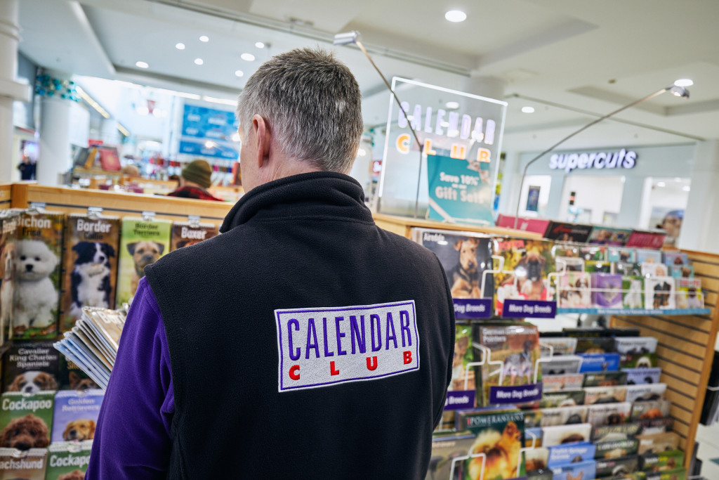 Above: Calendar Club traded from 40 more locations in UK and Ireland in the last calendar buying season compared to the previous year