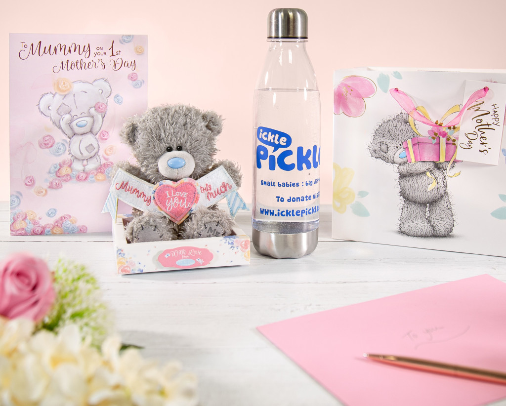 Above: Delightful delivery – the Tiny Tatty Teddy bundle will cheer mums