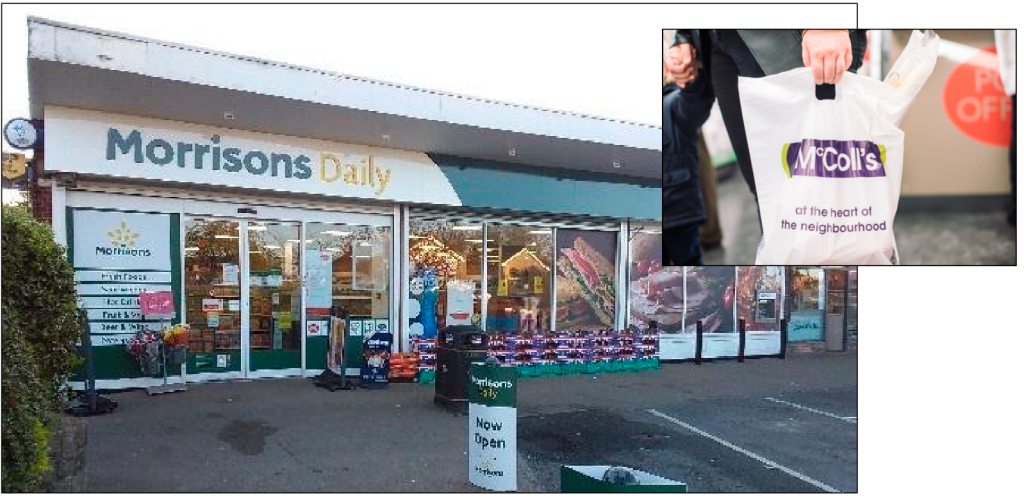 Above: Moving forward – McColl’s is in partnership with Morrisons