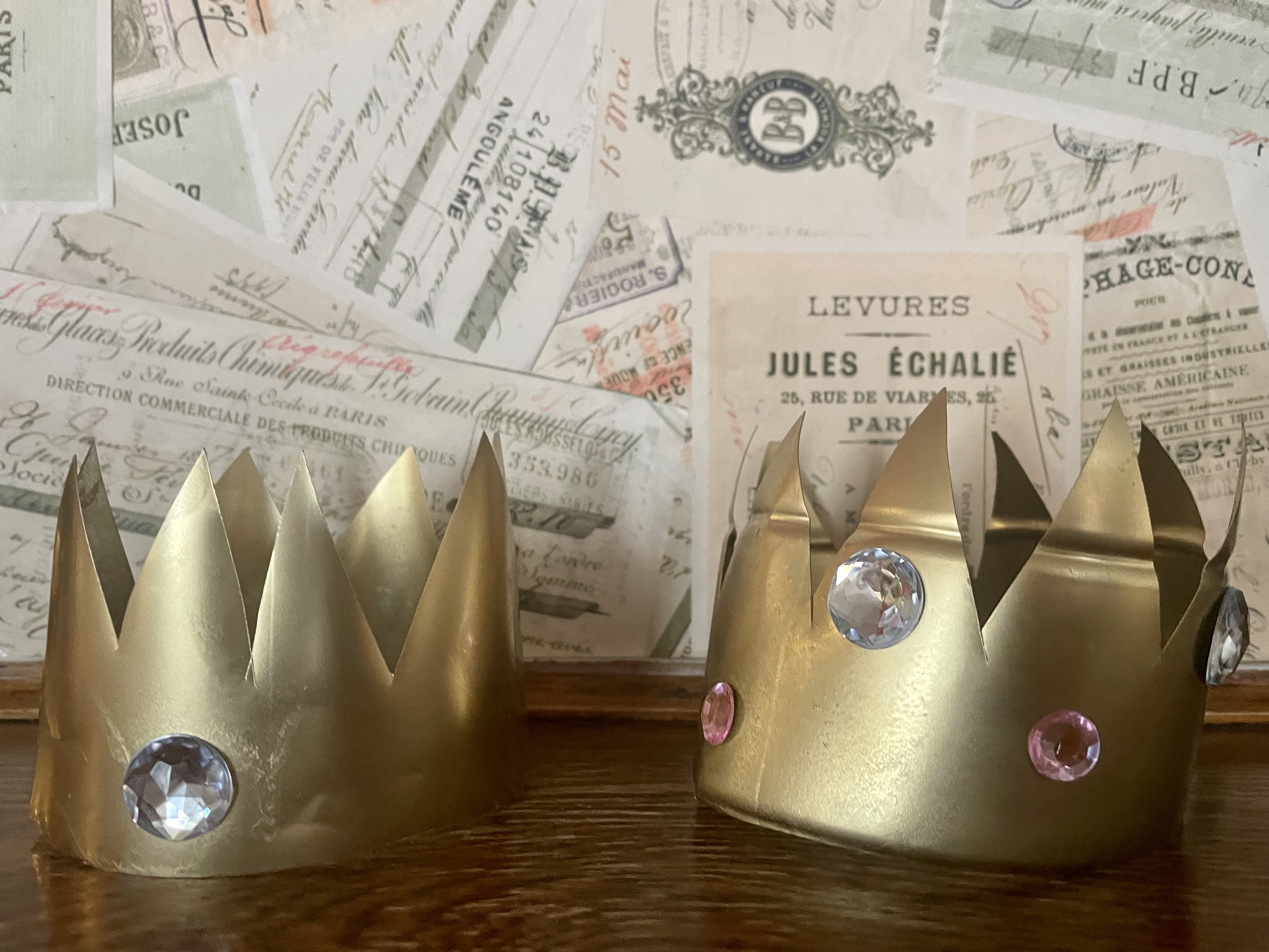 Above: Crowning glory – Jo’s upcycled pop bottle street decorations