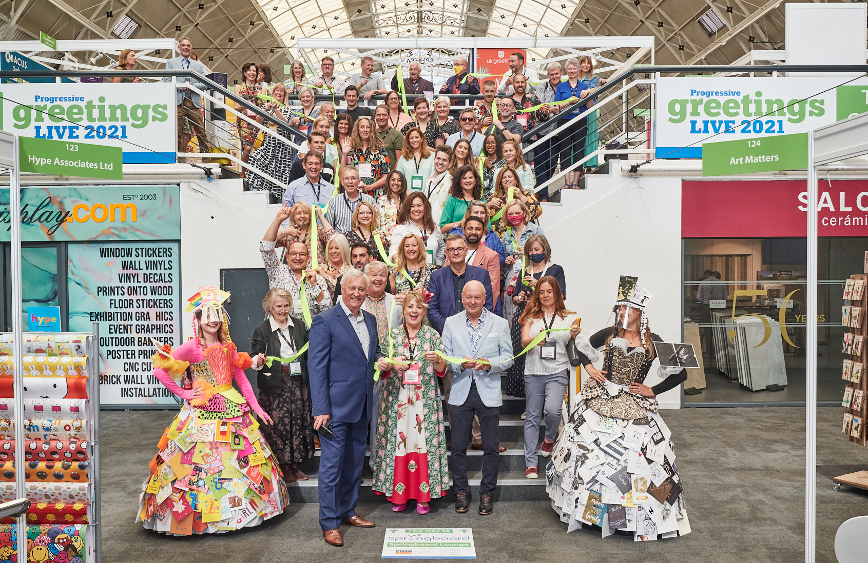 Above: Show stoppers – the opening day of PG Live 2021
