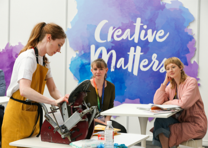 Above: Get hands on with the Creative Matters workshops