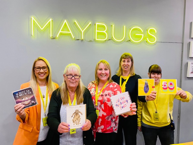 Above: Maybugs’ Eastbourne team are thrilled