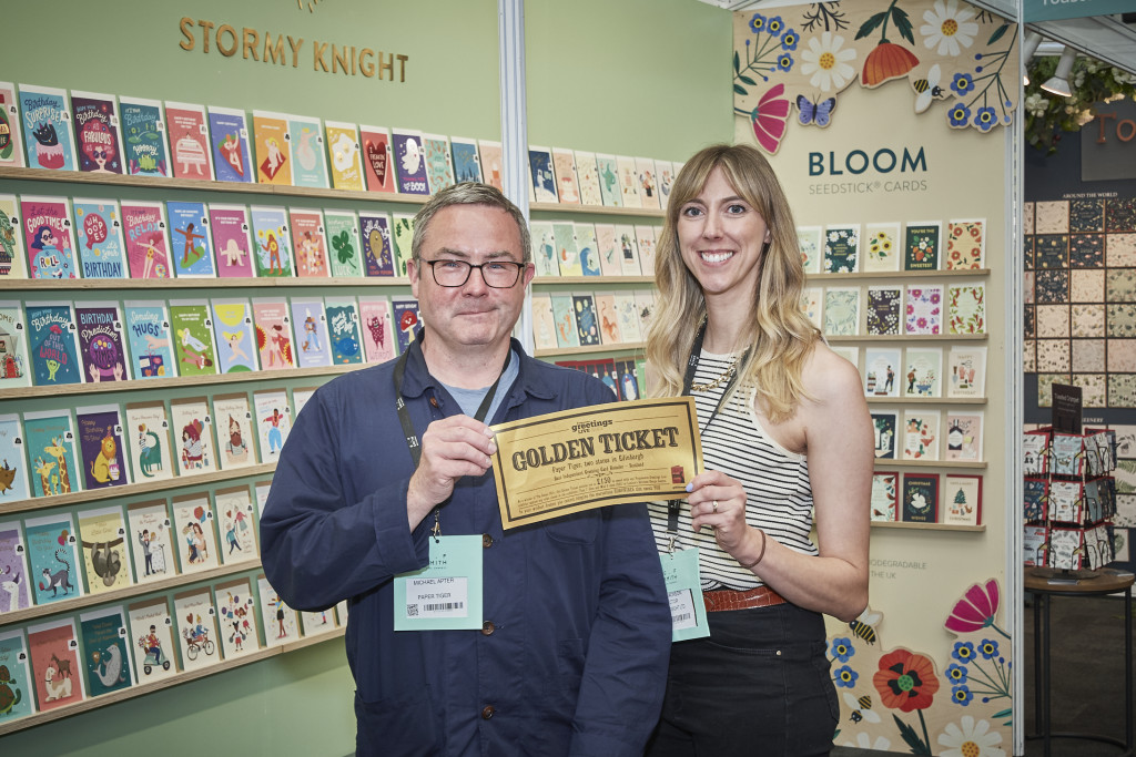 Above: Michael Apter with Stormy Knight’s Sarah Jackson