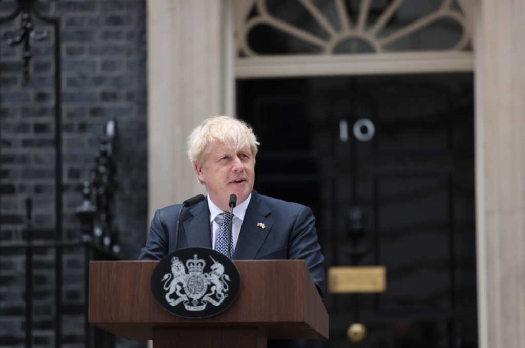 Above: Boris Johnson’s resignation sees change at the top and the industry’s voice will be heard