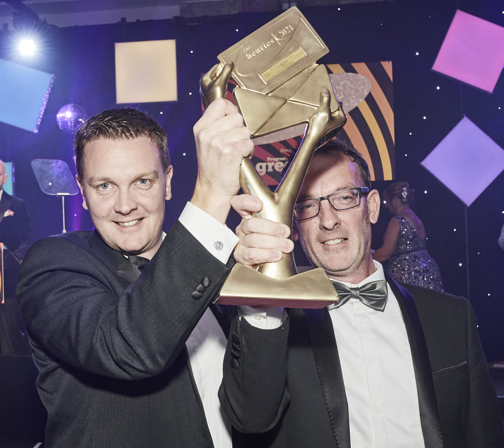 Above: IC&G celebrate the 2021 Gold Best Service award – for the sixth year running!