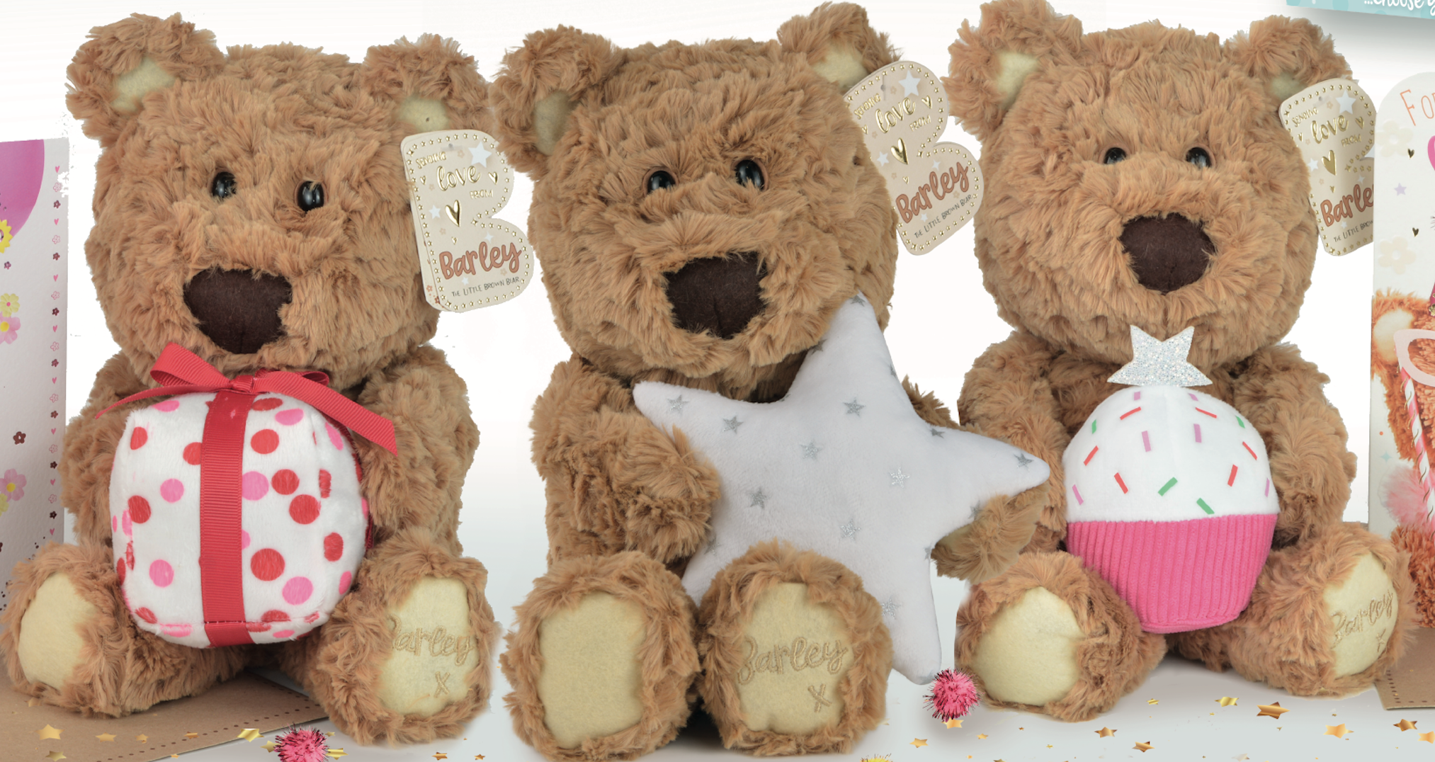 Above: The new Barley Bear plush from IC&G
