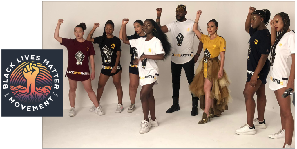 Above: Black Lives Matter Movement fashion collections
