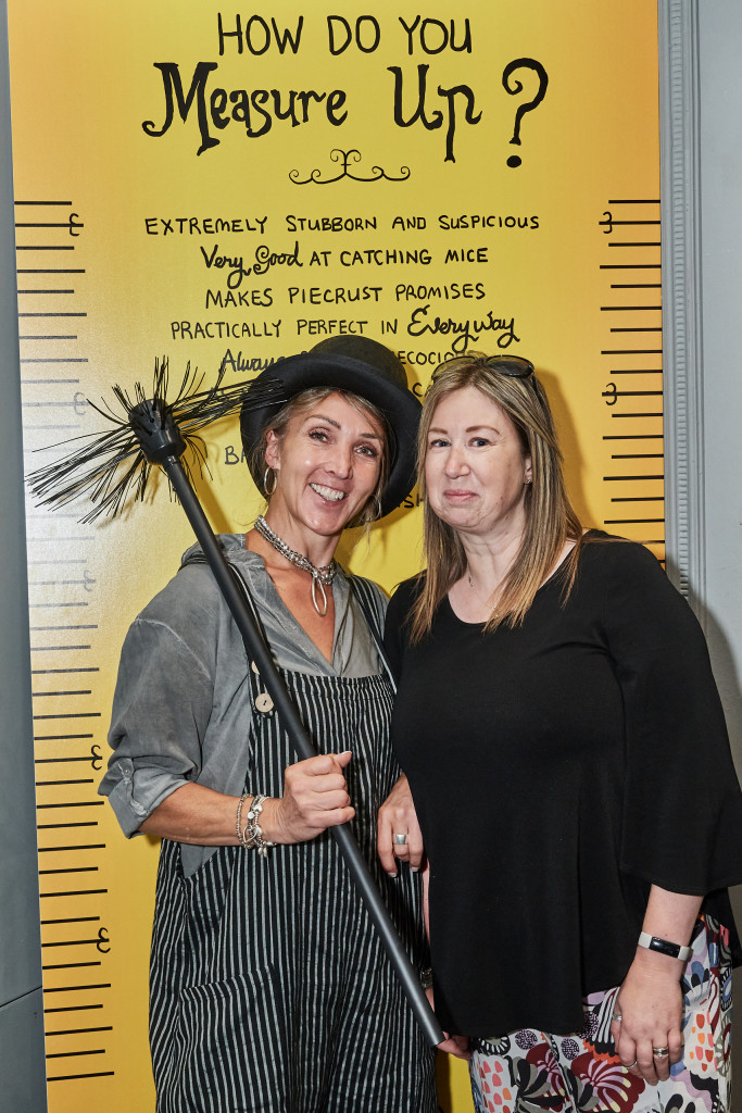 Above: Julianne Moore (right) at The Retas last month with colleague Lee Dowley who fully embraced the event’s Mary Poppins theme