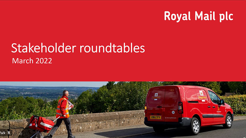 Above: The GCA joins the regular roundtable discussions with Royal Mail