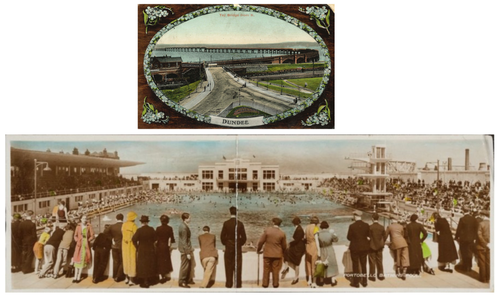 Above: Classic picture postcards from the archives