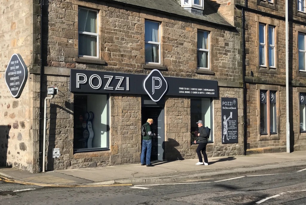 Above: No8 is one of two Pozzi stores in Buckie’s High Street
