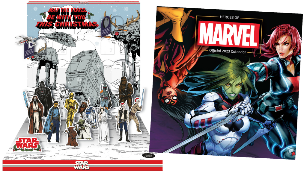 Above: Classic Star Wars and Marvel are hugely popular
