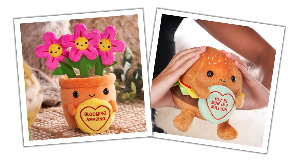 Above: Two of the new Love Hearts gift items from Posh Paws