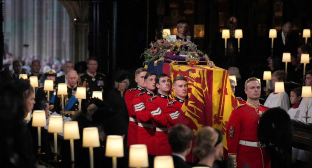 Above: As David says, running a shop is difficult and, like the soldiers carrying our Late Monarch’s coffin in the funeral procession, there’s little room for error